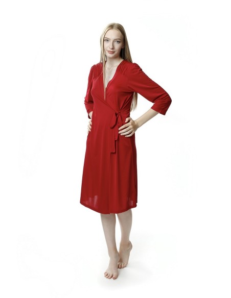 Bathrobe with wiskozy na summer Mewa Laura