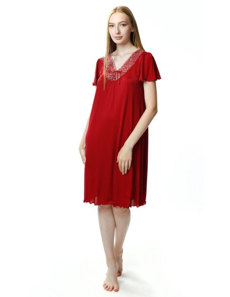 Shirt night women's with wiskozy Mewa Doris 6076