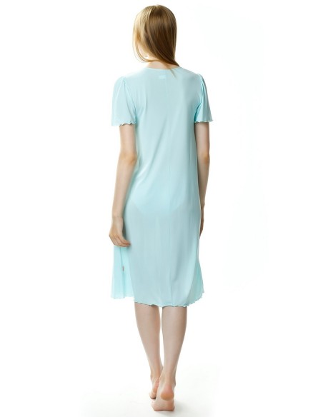 Shirt night women's with short sleeve, Mewa 4112