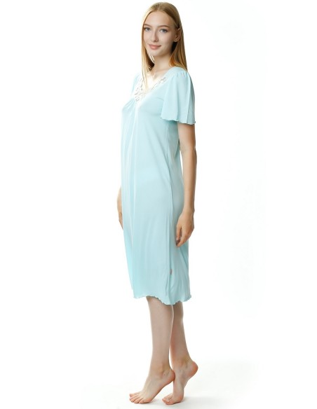Shirt night women's with short sleeve, Mewa 4112