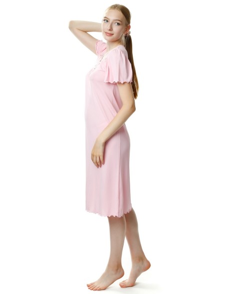 Shirt night women's with short sleeve, Mewa 4112