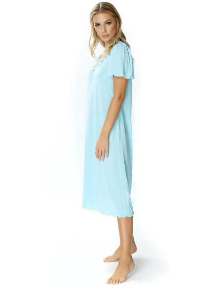 Shirt night women's with short sleeve, Mewa 4112