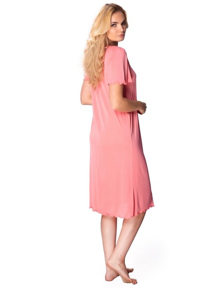 Shirt night women's with short sleeve, Mewa 4112