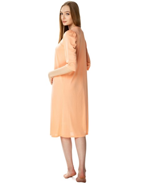 Shirt women's night with short sleeve, Mewa 4133