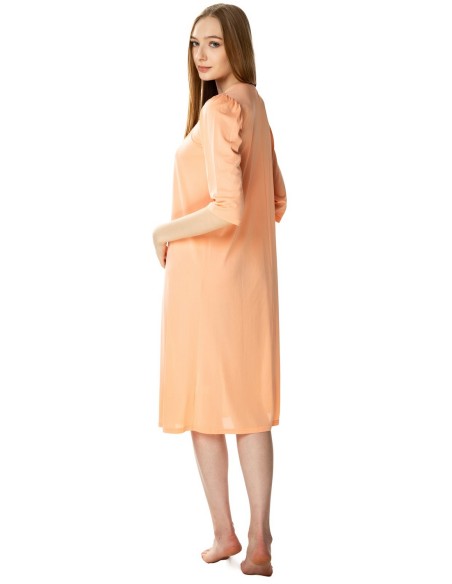 Koszula damska nocna z krótkim rękawem, Mewa 4133