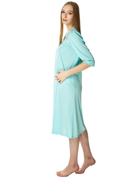 Shirt women's night with short sleeve, Mewa 4133