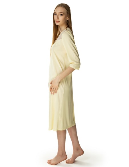 Shirt women's night with short sleeve, Mewa 4133