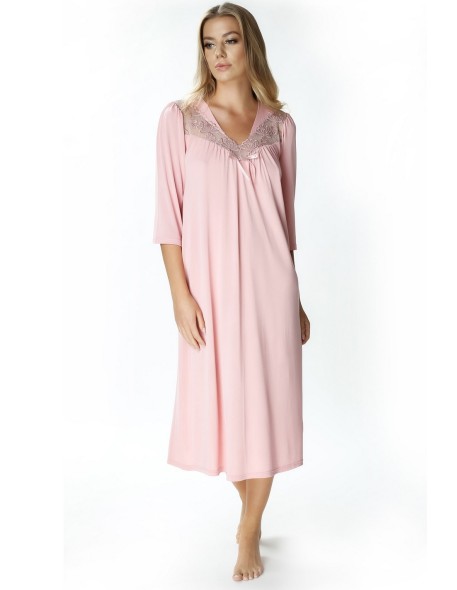 Shirt women's night with short sleeve, Mewa 4133