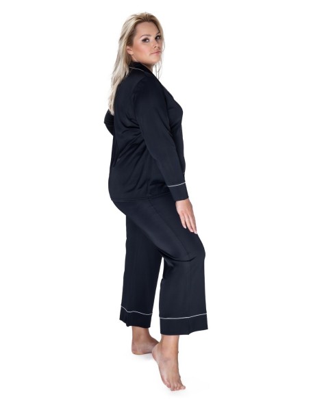 Piżama damska na guziki Mewa Elitte 