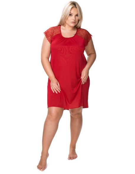 Shirt night short sleeve asymetryczna Mewa Mariola