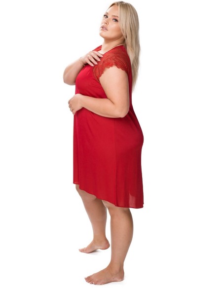 Koszula nocna krótki rękaw asymetryczna Mewa Mariola 