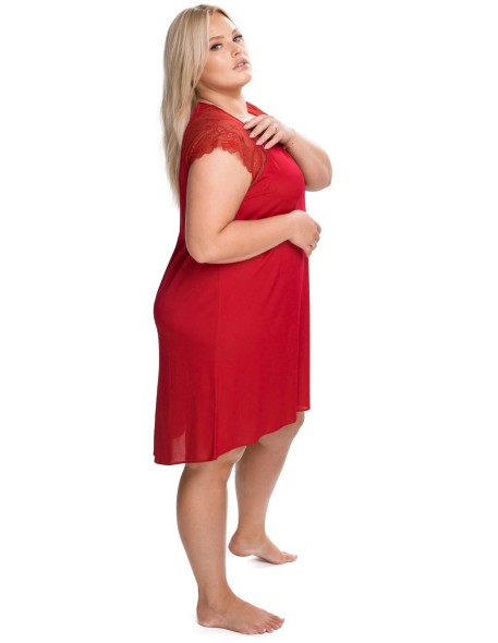 Koszula nocna krótki rękaw asymetryczna Mewa...