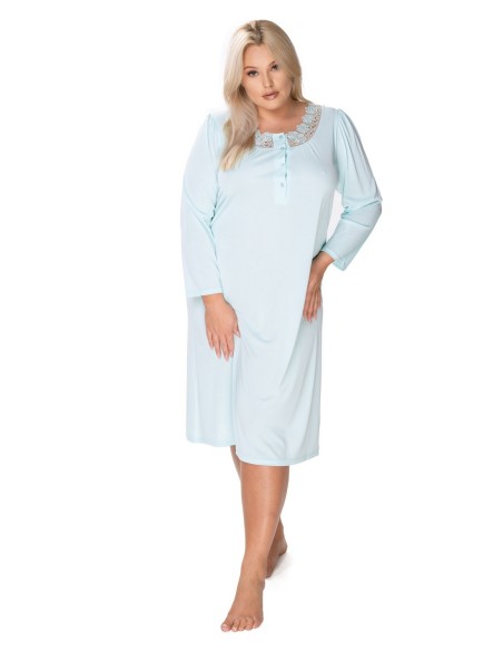 Shirt night with long sleeve Mewa Antonina