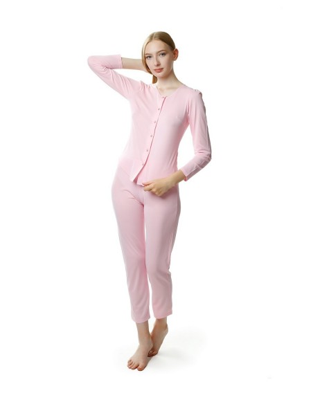Pajamas women's long rozpinana Mewa Maria