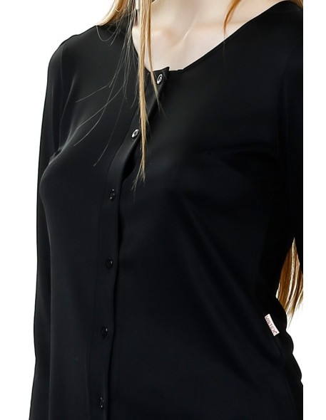 Pajamas women's long rozpinana Mewa Maria