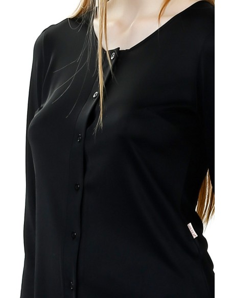 Pajamas women's long rozpinana Mewa Maria