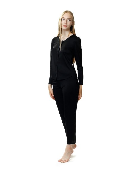 Pajamas women's long rozpinana Mewa Maria