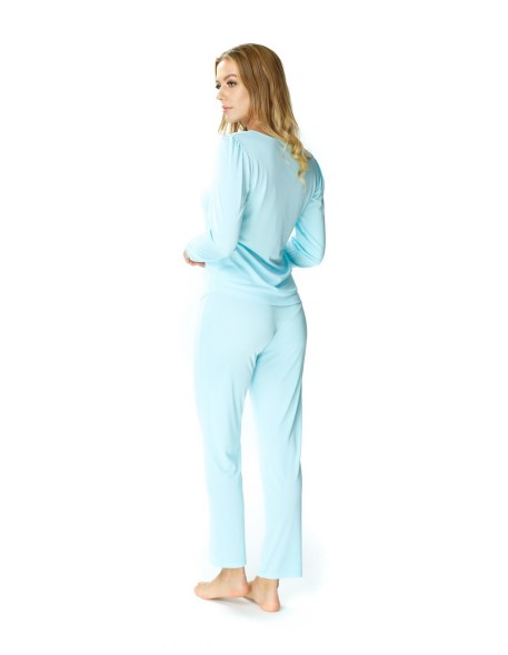Pajamas women's long rozpinana Mewa Maria