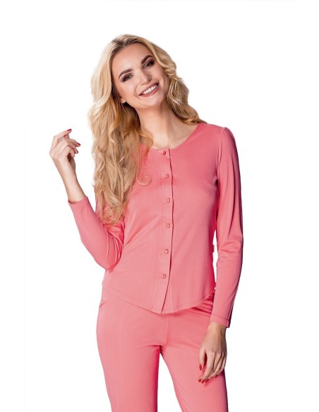 Pajamas women's long rozpinana Mewa Maria
