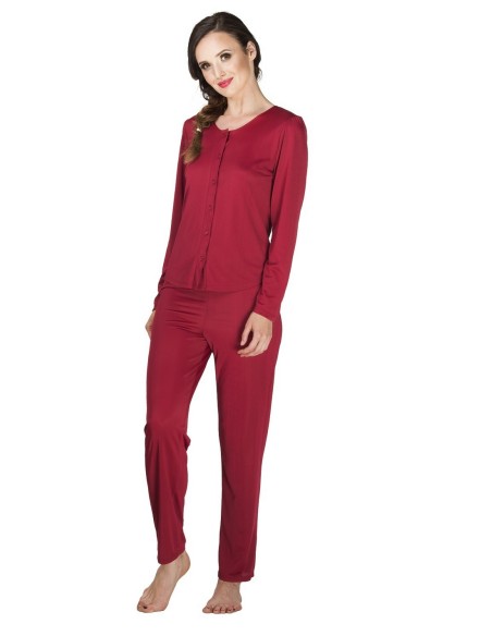 Pajamas women's long rozpinana Mewa Maria