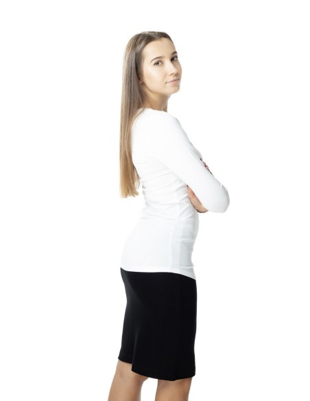 Blouse women's polo with long sleeve Lookat