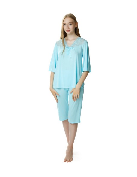 Pajamas women's with koronką Mewa Dagmara