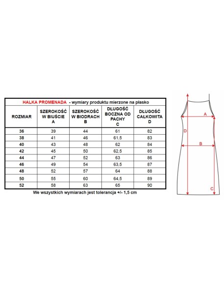 Slip women's jedwab wiskozowy Mewa Promenada