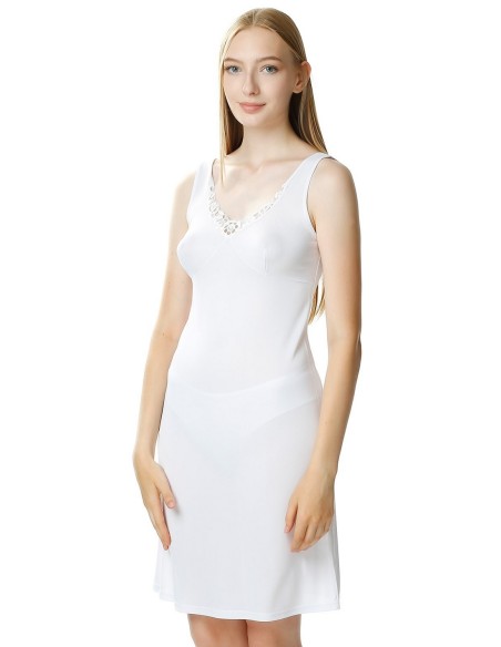 Halka damska na szerokich ramiączkach krótka, Mewa 1094