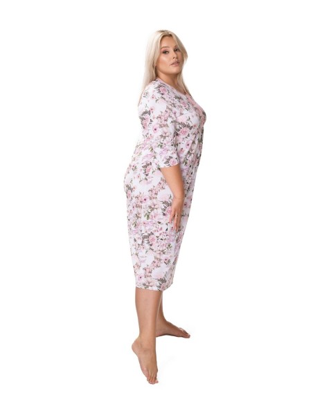 Koszula nocna z wiskozy plus size Mewa Pola 