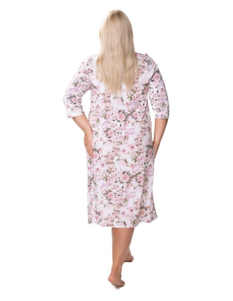 Koszula nocna z wiskozy plus size Mewa Pola 