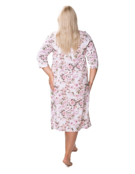 Koszula nocna z wiskozy plus size Mewa Pola 