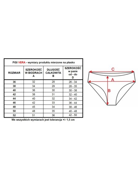 Briefs women's high stan koronka Mewa Vera