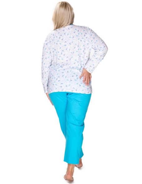 Pajamas women's rozpinana bawełniana Mewa Anna