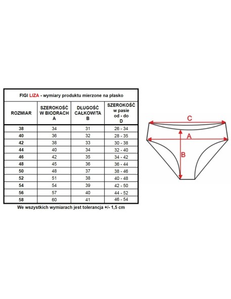 Panties women's high stan with koronką Mewa Liza
