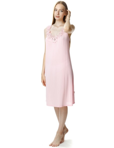 Shirt night women's camisole long, Mewa 4114