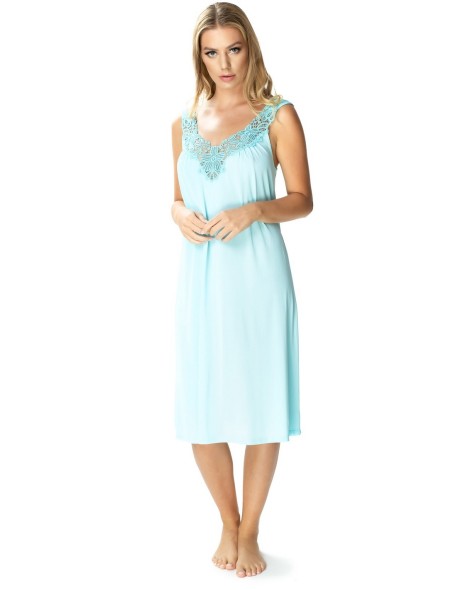 Shirt night women's camisole long, Mewa 4114