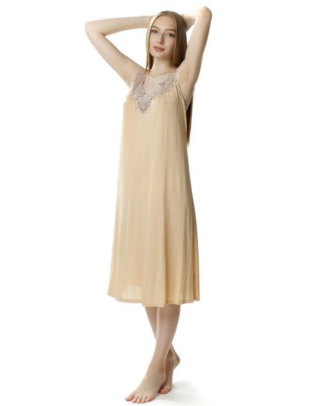 Shirt night women's camisole long, Mewa 4114