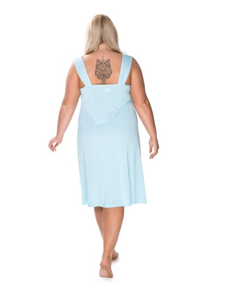 Shirt night women's camisole long, Mewa 4114