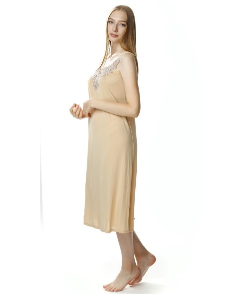 Shirt night women's camisole long, Mewa 4114