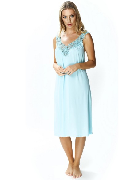 Shirt night women's camisole long, Mewa 4114