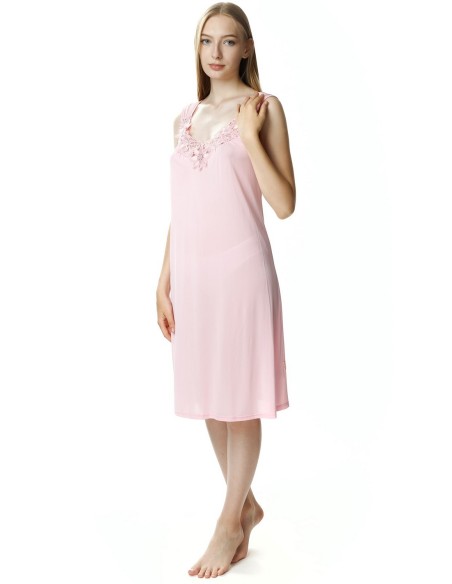 Shirt night women's camisole long, Mewa 4114