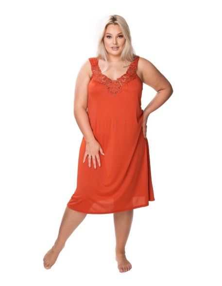 Shirt night women's camisole long, Mewa 4114