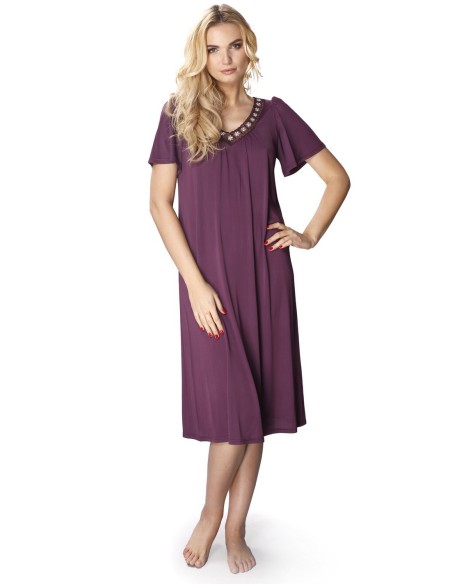 Women's shirt night with wiskozy Mewa Lilia