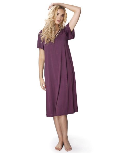 Women's shirt night with wiskozy Mewa Lilia