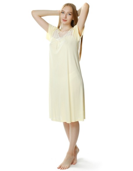 Koszula nocna jedwab wiskozowy Mewa Berenika 