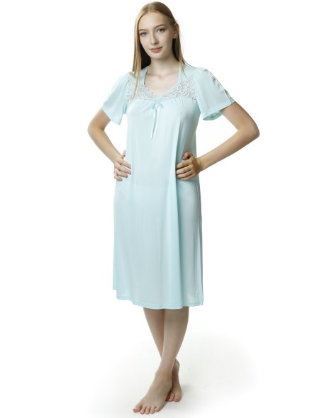 Koszula nocna jedwab wiskozowy Mewa Berenika 