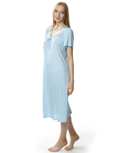 Koszula nocna jedwab wiskozowy Mewa Berenika 