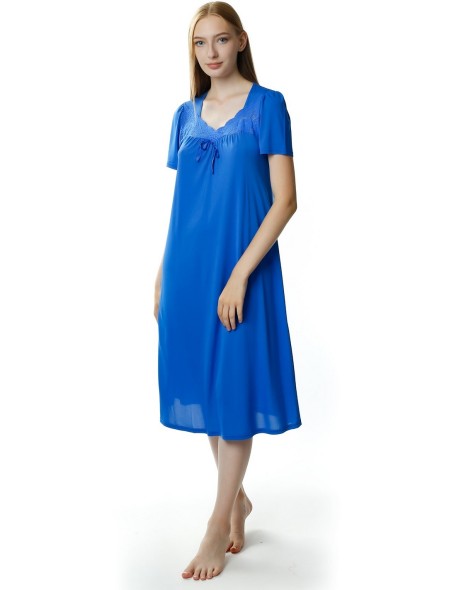 Shirt night jedwab wiskozowy Mewa Berenika