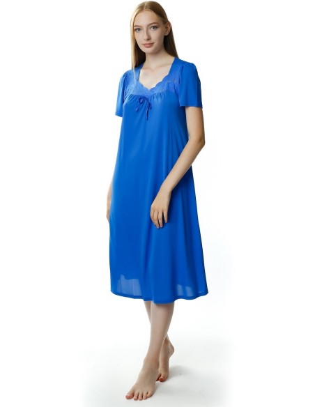 Koszula nocna jedwab wiskozowy Mewa Berenika 