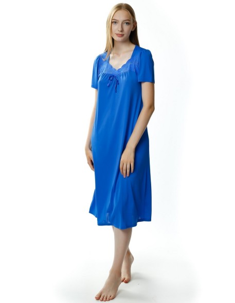 Koszula nocna jedwab wiskozowy Mewa Berenika 